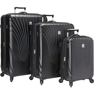 Andorra Collection 4 Wheeled 3 Piece Luggage Set CLOSEOUT Black   IT