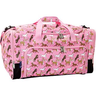 Horses in Pink Weekender Duffel Horses in Pink   Wildkin All Purpose Duf