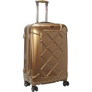 24 Ultra Lightweight Polycarbonate Spinner Suitcase Bronz