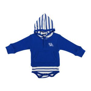 Kentucky Wildcats NCAA Infant Hooded Striped Creeper