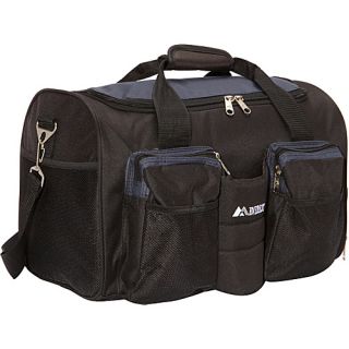 Gym Bag with Wet Pocket Navy/Black   Everest All Purpose Duffels