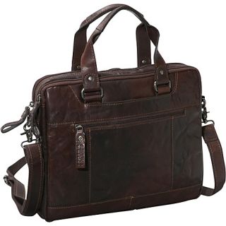 Spikes & Sparrow Collection Double Entry Top Zip Laptop Briefcase B