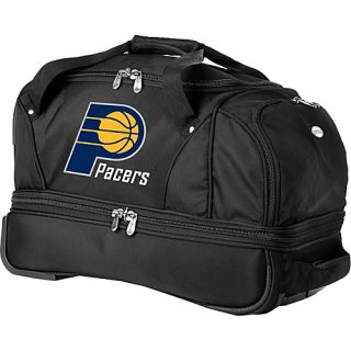 NBA Indiana Pacers 22 Drop Bottom Wheeled Duffel Bag Black