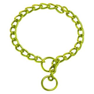 Platinum Pets Coated Chain Training Collar   Corona Lime (16 x 2.5mm)