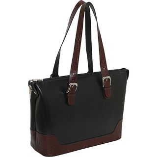 Venzezia Collection Caterina   Large Business Laptop Tote Black/Bro