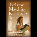 Tools for Matching Readers to Texts