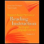 Research Based Methods of Reading Instruction