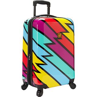 Captain Thunderbolt 22 Expandable Carry On Spinner Multi Color   Loud