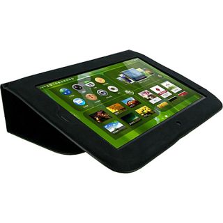 Ultra Slim Leather Case Cover for Lenovo IdeaPad K1 Tablet Black   rooCA