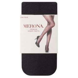 Merona Opaque Womens Tights   Black 1X