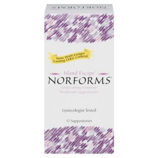 Norforms Island Escape Deodorant Suppositories   12 Count