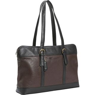 Leather Commuter Bag   Dark Brown