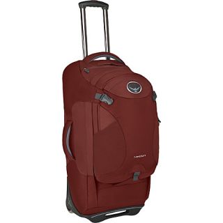 Meridian 28 Rolling Duffel and Backpack Rusted Red   Osprey Travel Backp