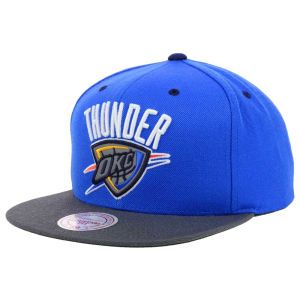Oklahoma City Thunder Mitchell and Ness NBA XL Reflective 2 Tone Snapback Hat