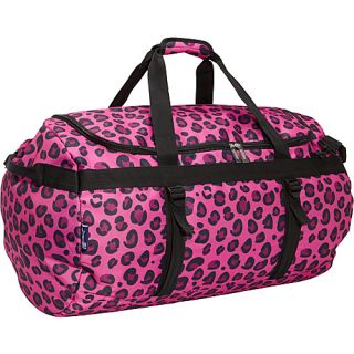 Pink Leopard Traveler Duffel Pink Leopard   Wildkin All Purpose Duffels