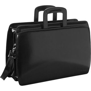 Elements Collection Double Gusset Top Zip Laptop Leather Briefcase