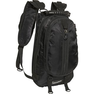 Basic Backpack Black   Vespa Laptop Backpacks