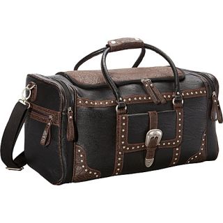 Lake Tahoe Sports Bag Black/Embossed Brown   Bandana All Purpose Duffels