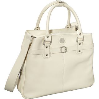 E GO Leather Career Bag Vanilla   Jill e Designs Ladies Business