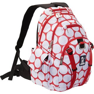 Big Dot Red & White Serious Backpack Big Dot Red & White   Wildkin Schoo