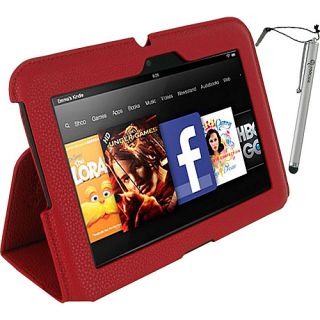 Ultra Slim Vegan Leather Case w/ Stylus for Kindle Fire HD 7 (Fits 2012