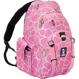 Pink Giraffe Serious Backpack Pink Giraffe   Wildkin School & Day Hiking