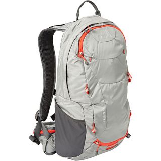 Litho 18 Hiking Backpack Silver Grey/Fiery Red   The North Face S