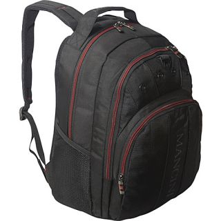 Backpack for 15.6 Laptop Computer Black   Mancini Leather