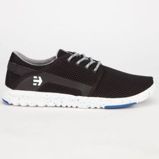 Scout Mens Shoes Black/White/Royal In Sizes 10.5, 8, 12, 9.5, 11, 10, 13