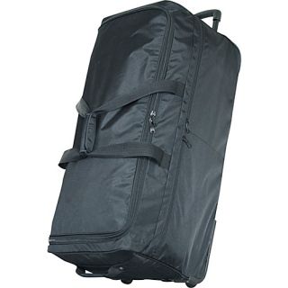 40 Ultra Simple Wheeled Duffel Black   Netpack Large Rolling Luggage