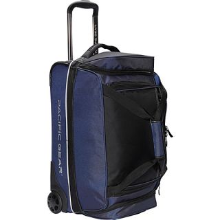 Pacific Gear Drop Zone Carry On Rolling Duffel Bag Royal Blue