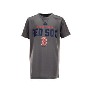 Boston Red Sox adidas MLB Youth Batter Climalite T Shirt