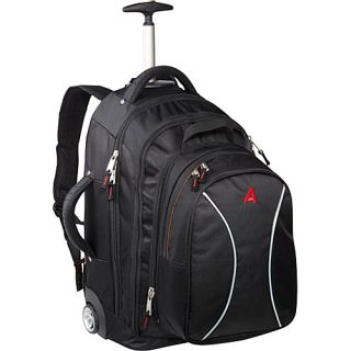 Wheeling Backpack Black   Athalon Wheeled Backpacks