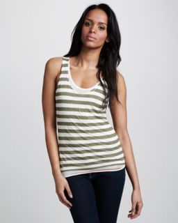 Striped Double Layer Tank