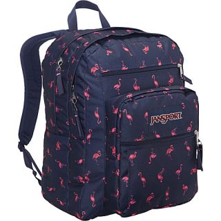Big Student Backpack Navy Moonshine / Pink Flamingo Icon   JanSport Sch