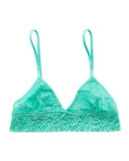 Signature Shimmer Lace Bralette, Mermaid, Small