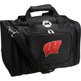 NCAA University of Wisconsin 22 Travel Duffel Black   Denco