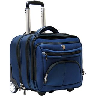 CEO Rolling Laptop Brief Navy/ Blue   CalPak Wheeled Business Cases