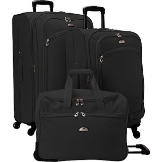 South West Collection 3 Pcs Luggage set EXCLUSIVE Black   America
