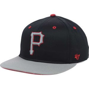 Pittsburgh Pirates 47 Brand MLB Red Under Snapback Cap