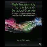 Flash Programming for Social and Behavior Science