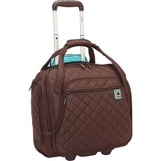 Quilted Rolling UnderSeat Tote  EXCLUSIVE Brown (06)   Delsey Small Rolli