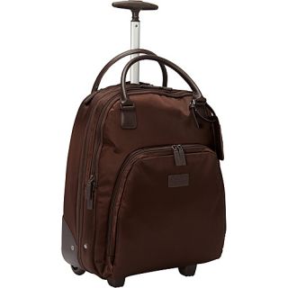 Wheeled Carry On Tote Espresso   Lipault Paris Wheeled Business Ca