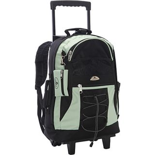 Wheeled Backpack with Bungee Cord Jade   Everest Wheeled Backpacks
