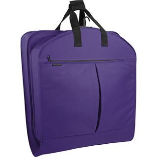 40 Suit Bag w/ Two Pockets Purple   Wally Bags Garment Bags