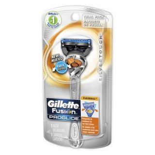 Gillette Fusion ProGlide SilverTouch Razor with FlexBall Handle Technology with