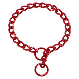 Platinum Pets Coated Chain Training Collar   Red (20 x 4mm)