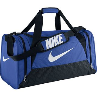 Brasilia 6 Medium Duffel Game Royal/Black/White   Nike All Purpose Duffels