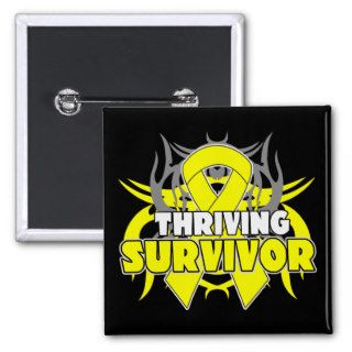 Thriving Ewing Sarcoma Survivor Button
