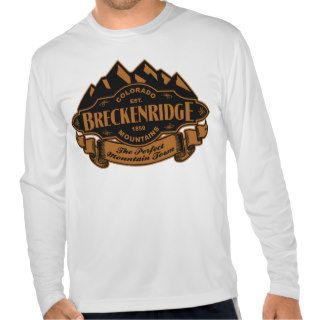 Breckenridge Mountain Emblem T Shirts